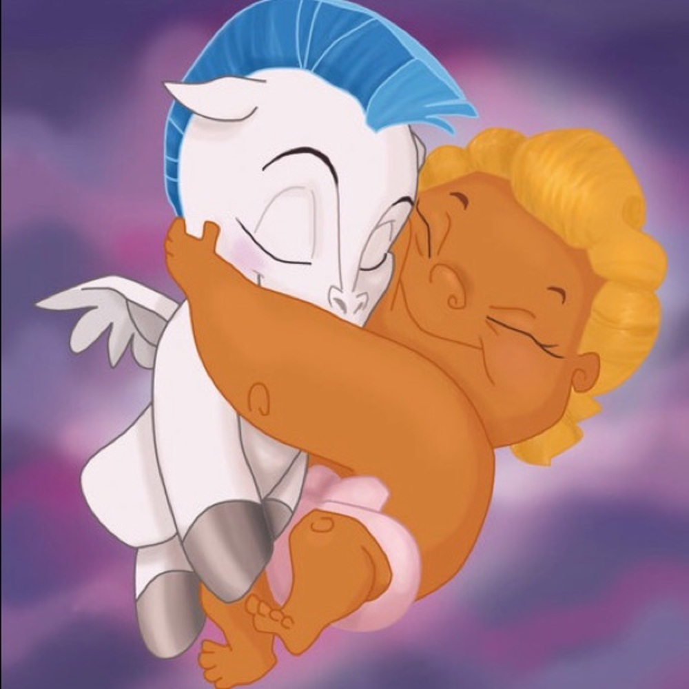 Baby Hercules&baby Pegasus for Teal Kate Spade